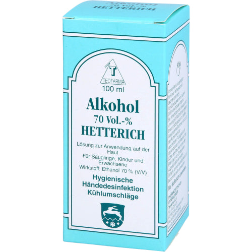 Alkohol 70 VOL % Hetterich (100 ml)