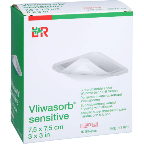 Vliwasorb Sensit 7.5X7.5 (10 Stk.)