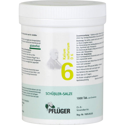 Biochemie 6 KAL Schwefel D 6 (1000 Stk.)