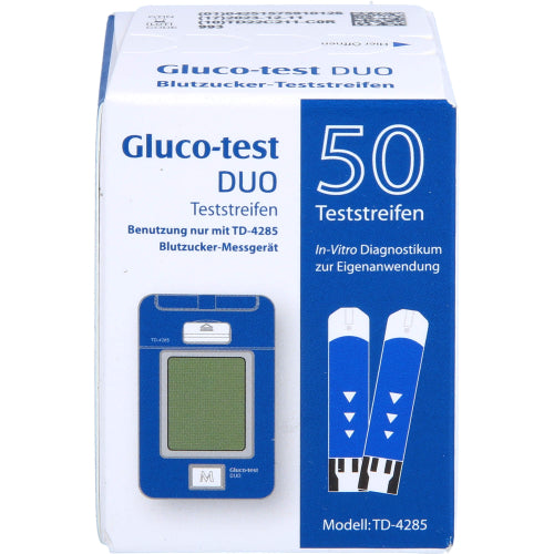 Gluco Test DUO Blutzuckertests (50 Stück)