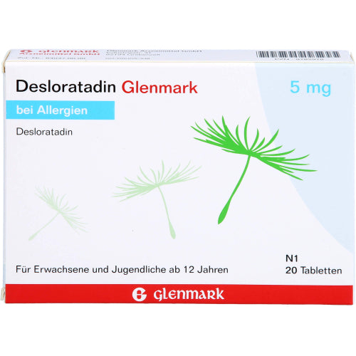 Desloratadin Glenmark 5mg (20 stk.)