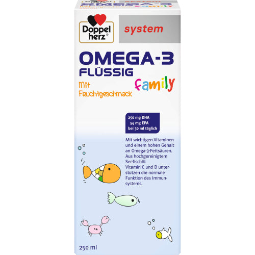 Doppelherz Omega-3 Family Liquid System (250 ml)