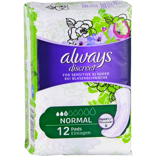 Always Discreet Inkontinenz Normal (12 Stück)