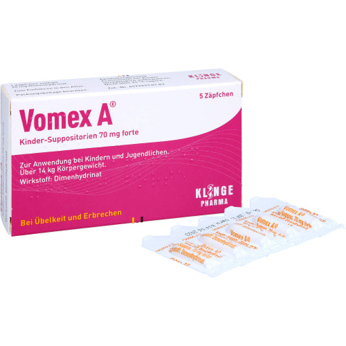 Vomex A Kinderzäpfchen 70 mg FO (5 Stück)