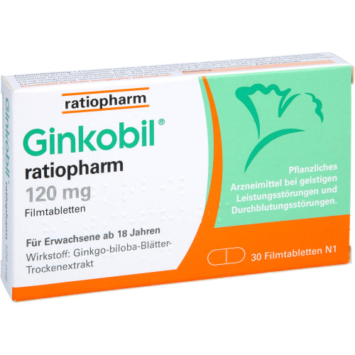 Ginkobil Ratio 120mg FTA (30 St.)