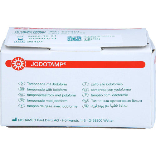 Jodotamp 5MX1cm 50mg/G (1 stk.)