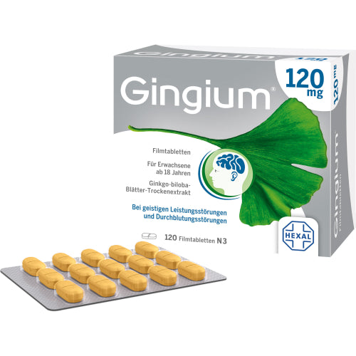 Gingium 120 mg Filmtabl (120 stk.)