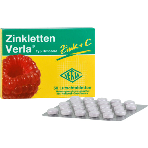 Zinkletten Verla Himbeere (50 St.)
