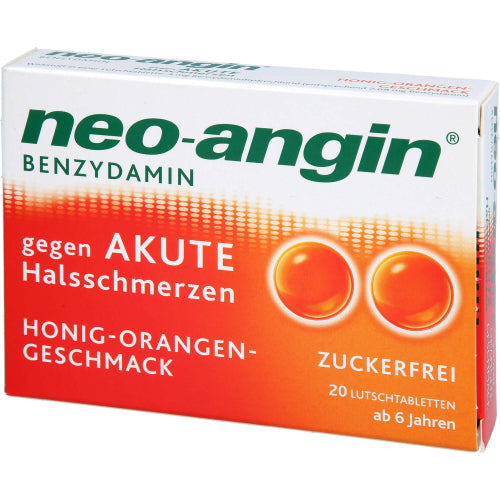 NEO Angin Benzy Akut Honning (20 stk.)