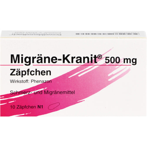 Migraene Kranit 500 mg Ztab (10 stk.)