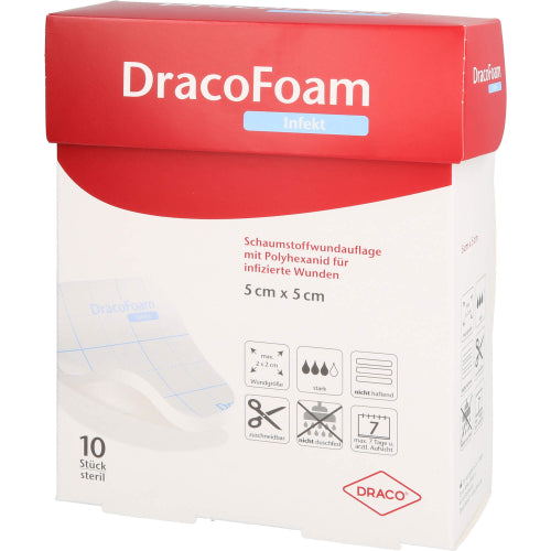 Dracofoam Infekt Schaum 5X5 (10 Stk.)