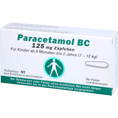 Paracetamol BC 125mg (10 stk.)