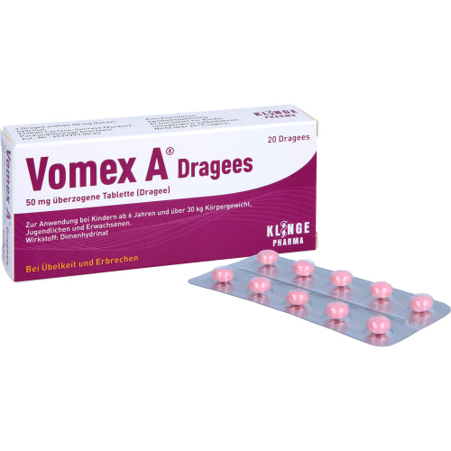 Vomex A Dragees 50 mg (20 stk.)