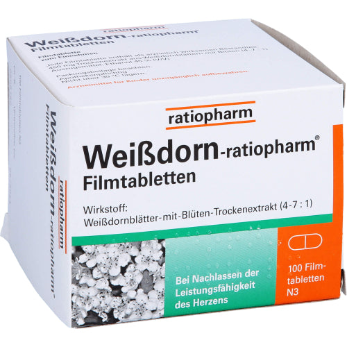 Hawthorn Ratiopharm Filmovertrukne tabletter (100 stk.)