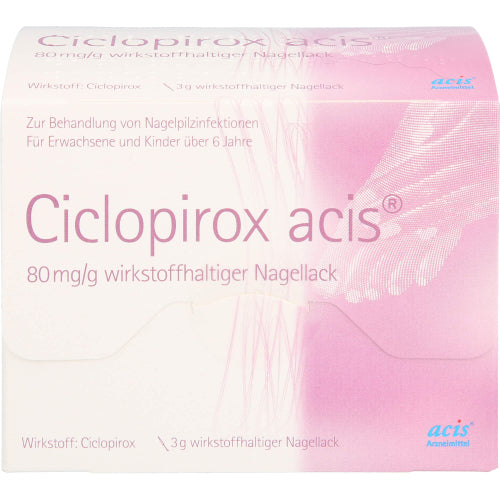Ciclopirox Acis 80 mg/G (3 g)