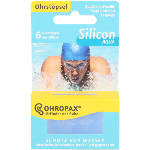 Ohropax Silicon Aqua (6 Stk.)