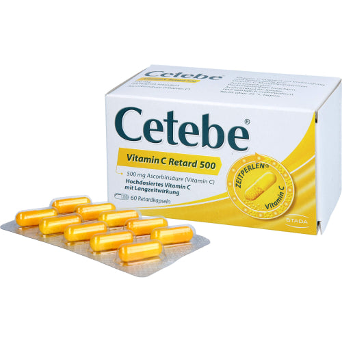 Cetebe Vitamin C Retard500 (60 stk.)