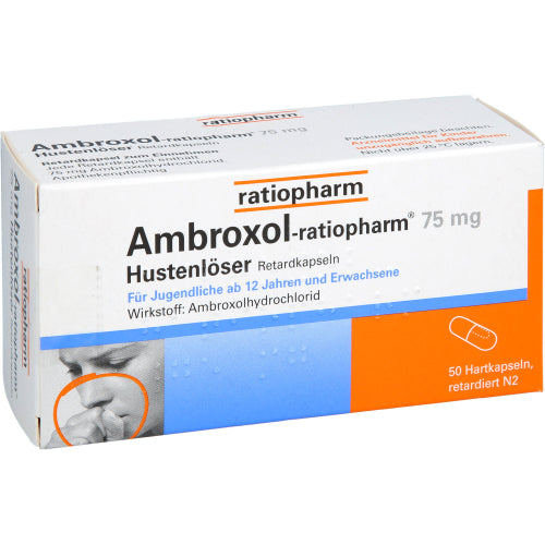 Ambroxol Ratio 75 mg hostesaft (50 stk.)