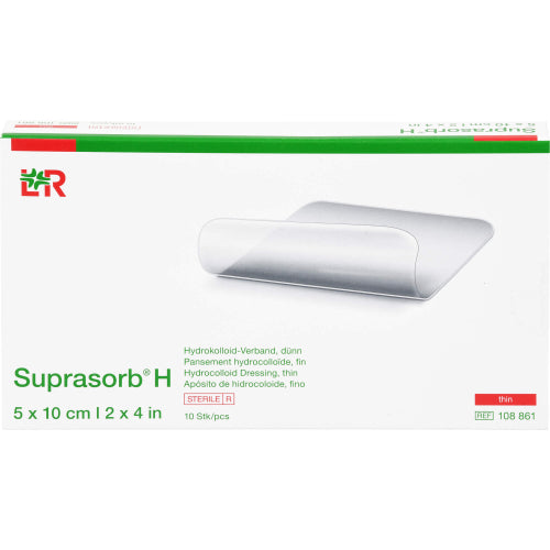 Suprasorb H Dünn 5x10cm (10 Stk.)