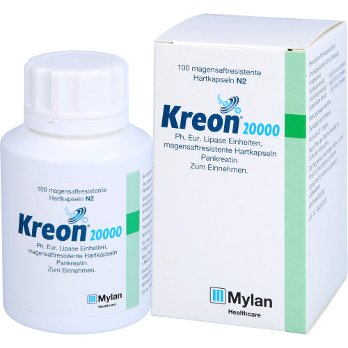 Kreon 20000 Ph.Eur.Lipase Einheiten magensaftresistente Hartkapseln (100 St.Packung)
