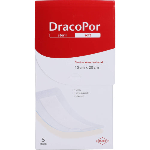 Dracopor Wundv 20X10cm ST (5 stk.)