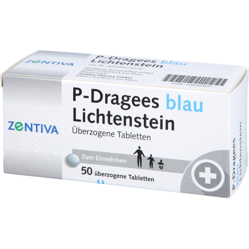 P Dragees Blå (50 stk.)