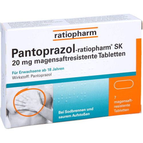Pantoprazol Ratio SK 20 mg (7 Stück)