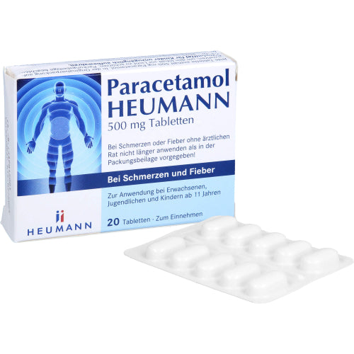 Paracetamol HEU 500mg TAB (20 stk.)