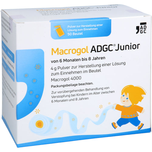 Macrogol Adgc Junior 6m-8j 4g Pulv. zur oralen Lösung (50 St.ck)