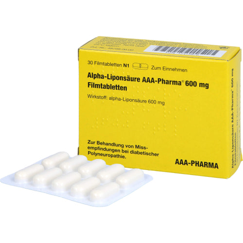 Alpha-liponsyre AAA600mg (30 stk.)