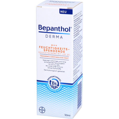 Bepanthol Derma Feuchtigkeit. Gesichtscreme LSF25 (1X50 ml)