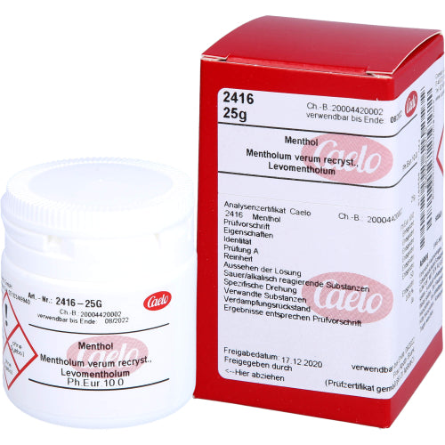 Mentholum Verum Recryst (25 g)