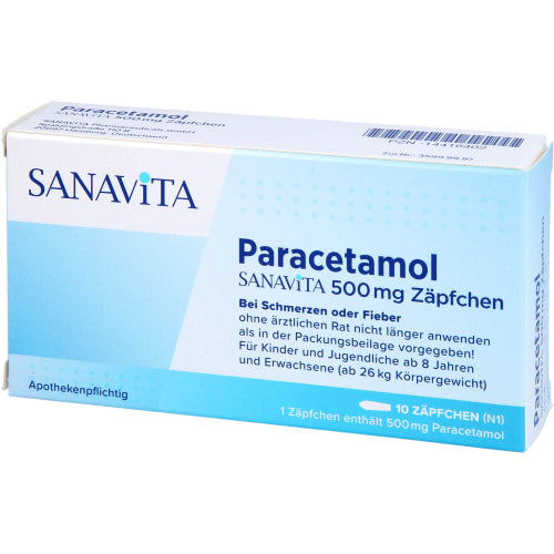Paracetamol Sanavita 500 mg (10 stk.)