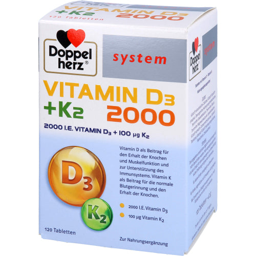 Doppelherz VIT D3 2000+K2S (120 St.)