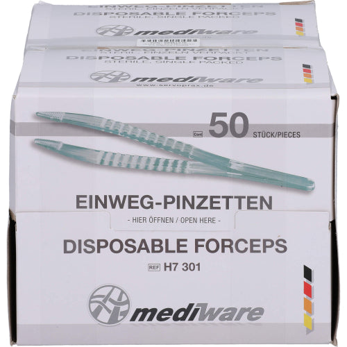 Einzelpinzette Steril 14cm (100 Stk.)