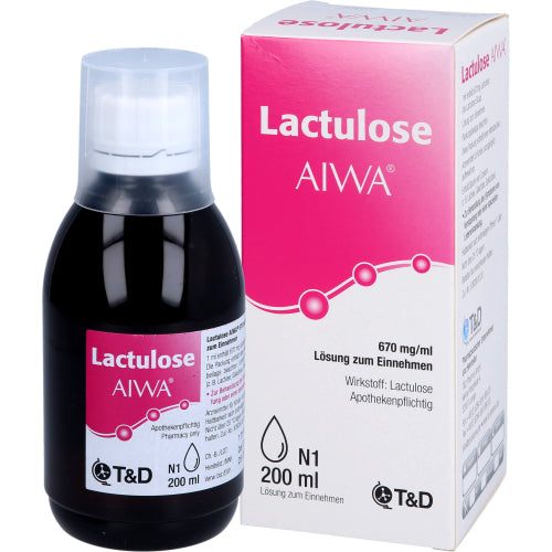 Lactulose Aiwa 670 mg/ml Lösung zum Einnehmen (200 ml)