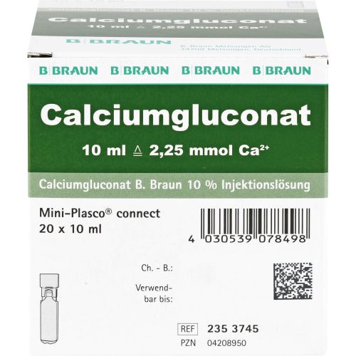 Calciumglucosid 10% Injektion (20X10 ml)