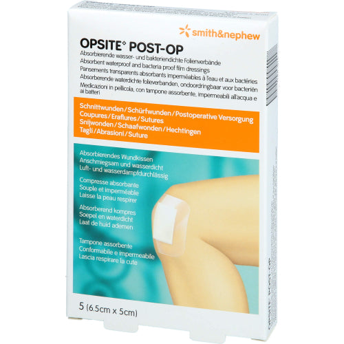 Opsite Post OP 6.5X5cm (5 stk.)