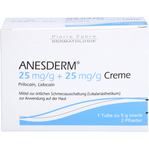 Anesderm 25+25mg/G + 2PFL (5 g)