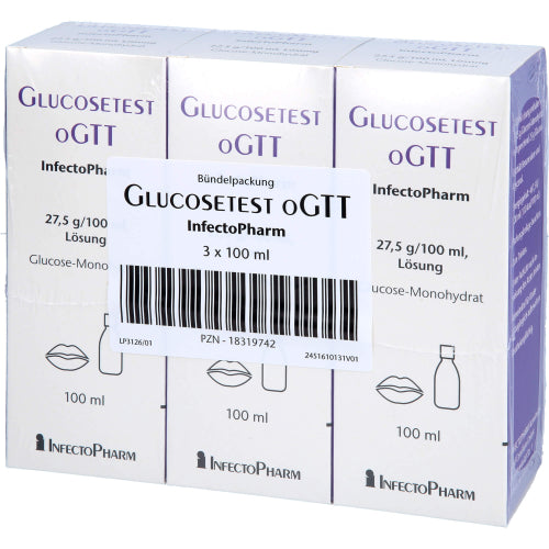 Glukosetest oGTT 27,5g/100 (300 ml)