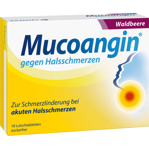 Mucoangin Waldbeere 20 mg (18 stk.)
