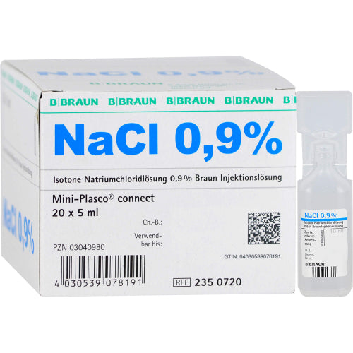 Kochsaltvand 0,9% Miniplas CON (20X5 ml)