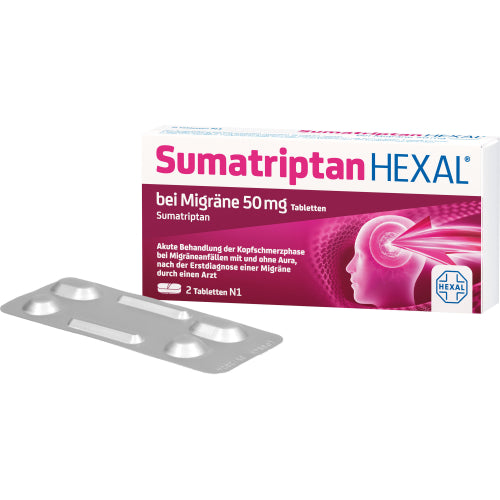 Sumatriptan Hexal Migræne (2 stk.)