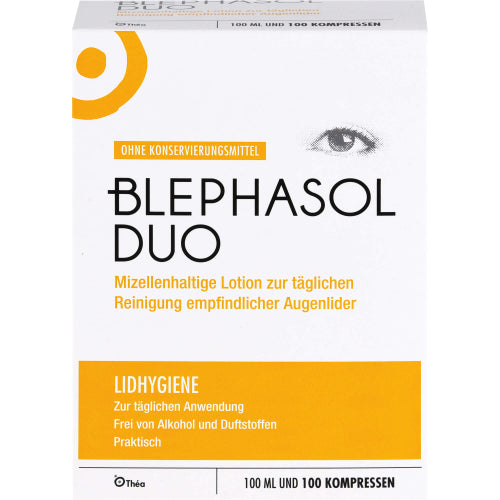 Blephasol Duo 100 ml + 100 Reinigungspads (1 Packung)