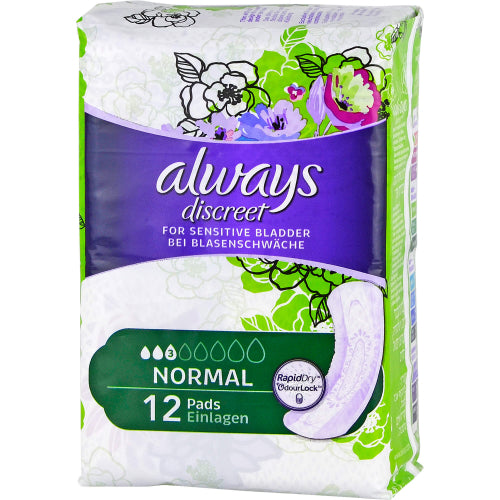 Always Discreet Inkontinenz Normal (12 Stück)