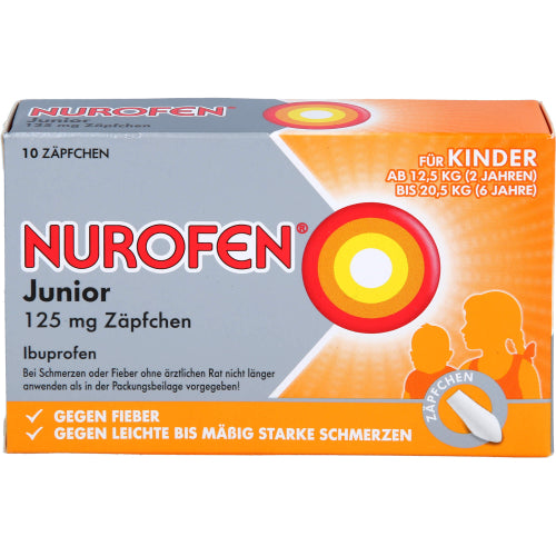 Nurofen Junior 125 mg Stikpiller (10 stk.)
