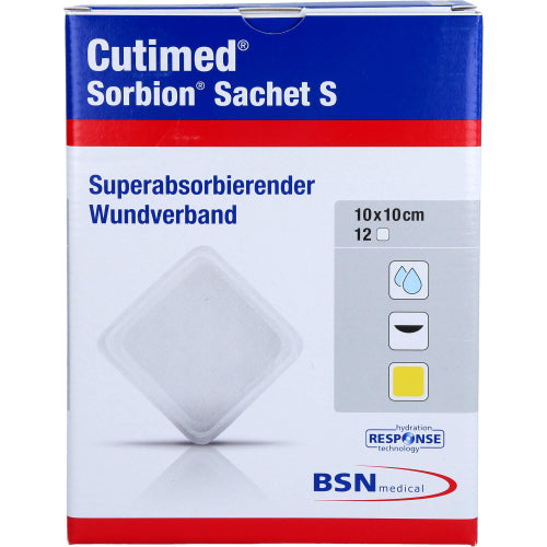 Cutimed Sorb SAC S 10x10cm (12 Stk.)