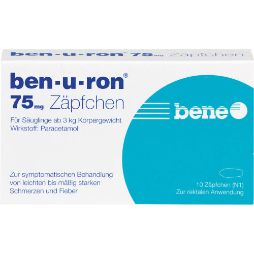 BEN-U-RON 75mg stikkelsessere (10 stk.)