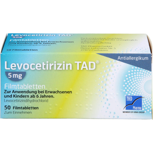 Levocetirizin TAD 5mg FTA (50 stk.)