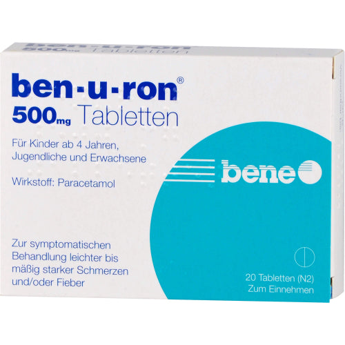 BEN-U-RON 500mg tabletter (20 stk.)